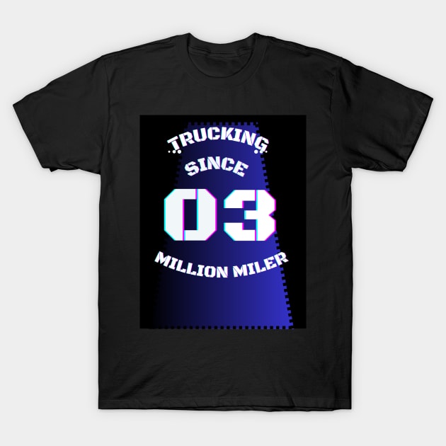 MILLION MILER T-Shirt by Big G's Big truck tees and stuff